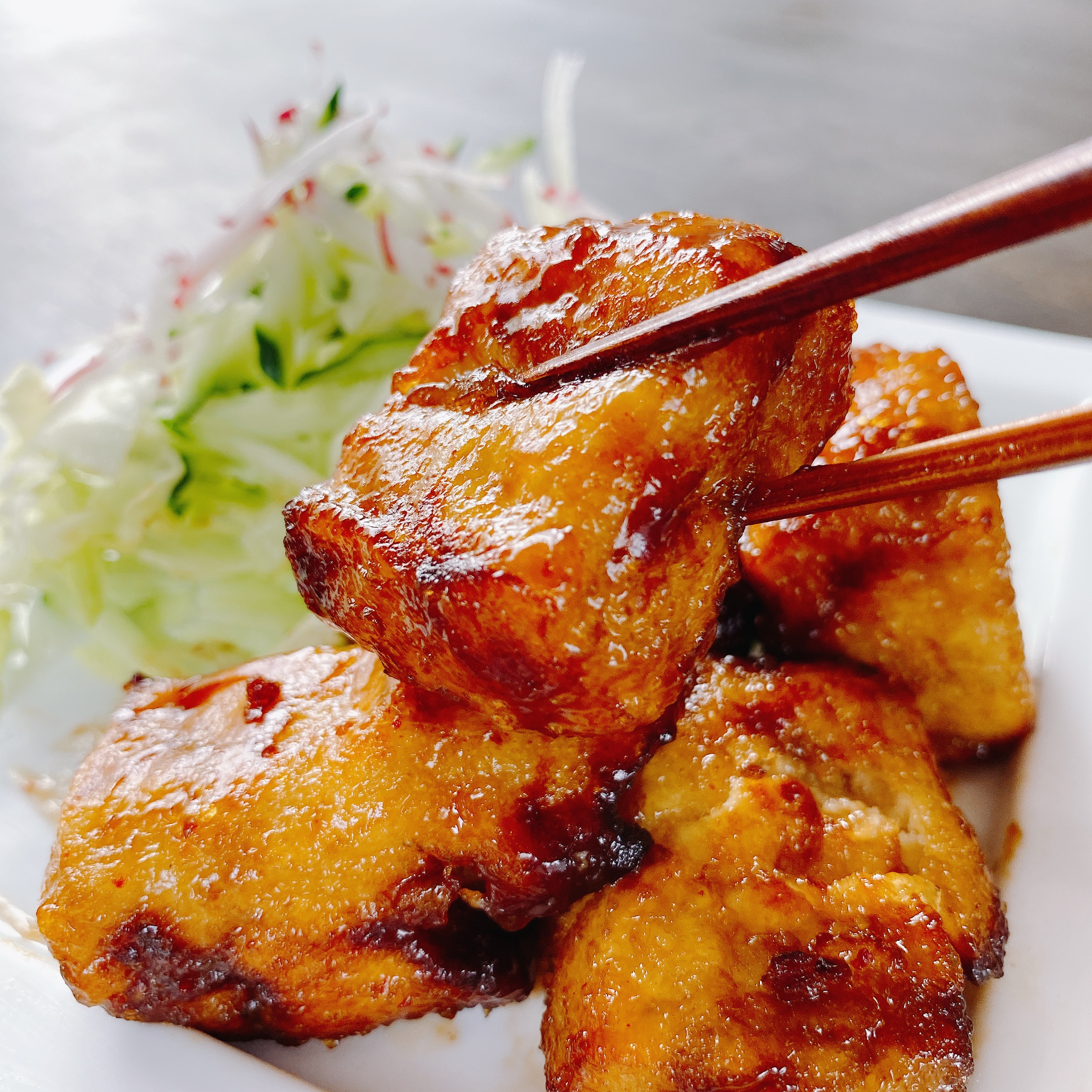 【Tofu Karaage】 and 【Shio Koji Chili Souce】 Vege and Koji